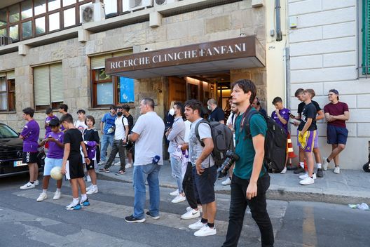 GERMOGLI PH 8 LUGLIO 2022 FIRENZE VISITE. MEDICHE DEL NUOVO GIOCATORE DELLA FIORENTINA PIERLUIGI GOLLINI NELLA FOTO Fiorentina e Fanfani insieme: un progetto di salute non solo per la squadra- immagine 2