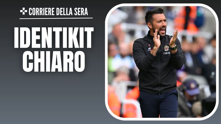 Francesco Farioli allenatore Nizza Panchina Milan