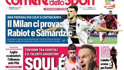 PRIMA PAGINA CORRIERE DELLO SPORT OGGI: “Lukaku a casa per Conte”