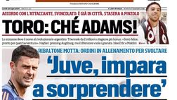 PRIMA PAGINA TUTTOSPORT OGGI: “Motta: Juve, impara a sorprendere”