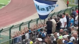 Napoli-Entella Primavera, clima da brividi: gli ultras azzurri incitano gli azzurrini