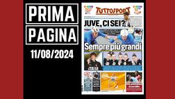 Prima pagina Tuttosport: Conte passa solo ai rigori grazie a Meret