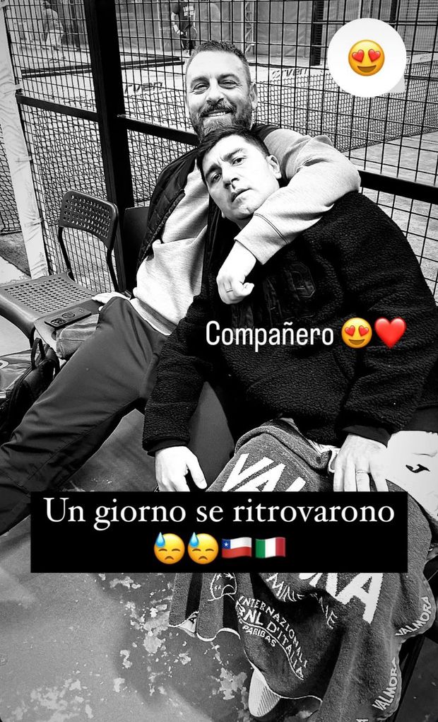 De Rossi e Pizarro di nuovo insieme per giocare a padel: “Compañero” – FOTO- immagine 2