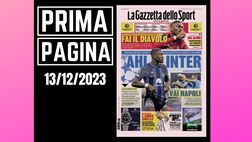 Prima pagina Gazzetta dello Sport: “Ahi Inter”