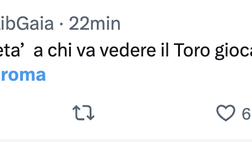 Torino-Roma 0-2, le reazioni social: “Solidarietà a chi vede il Toro in casa”