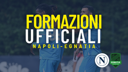 Napoli-Egnatia, le formazioni ufficiali: la decisione su Buongiorno. Il ruolo di Di Lorenzo