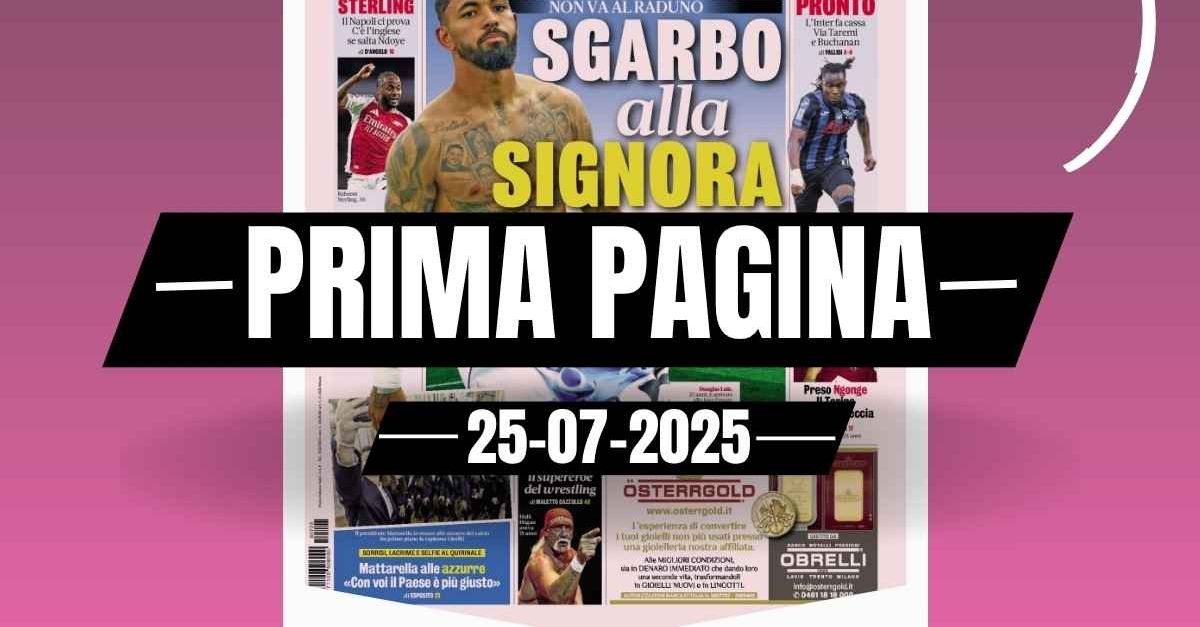 prima pagina gazzetta dello sport milan jashari o mai pi249