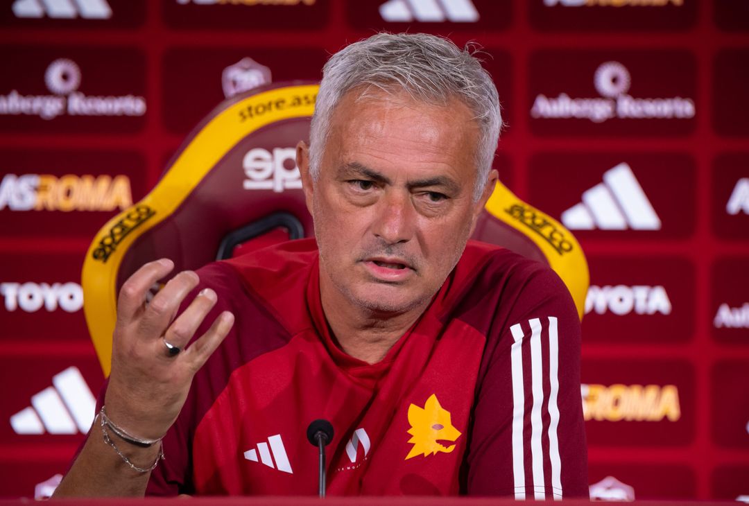 La conferenza stampa di Mourinho alla vigilia della Salernitana – FOTO GALLERY - immagine 11
