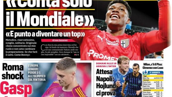 Il Napoli sui media: le prime pagine dei quotidiani di oggi- immagine 1