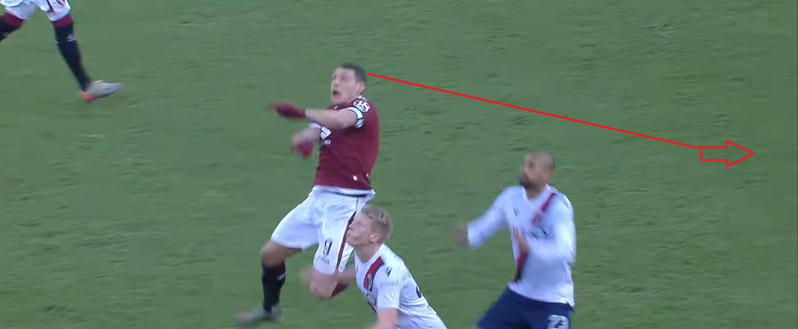 L’analisi del gol di Torino-Bologna 1-0: parte tutto da Sirigu, Belotti determinante- immagine 3
