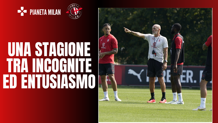 Stefano Pioli AC Milan allenamento Milanello