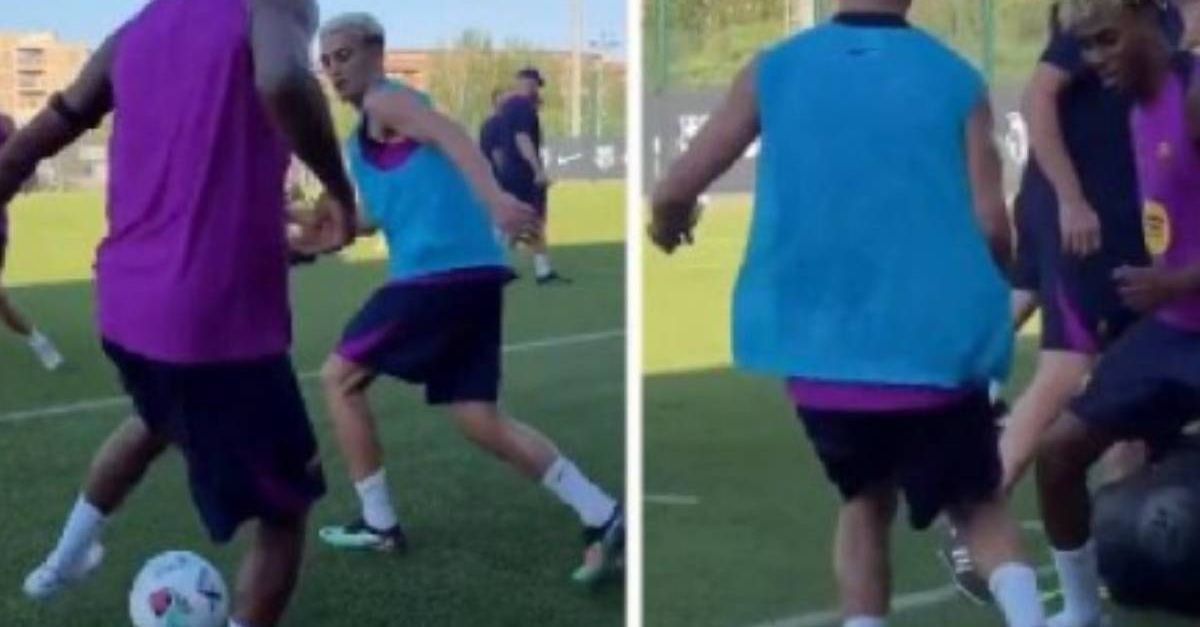 Yamal da paura: gioco di prestigio contro il suo Barcellona | VIDEO Yamal da paura: gioco di prestigio contro il suo Barcellona | VIDEO