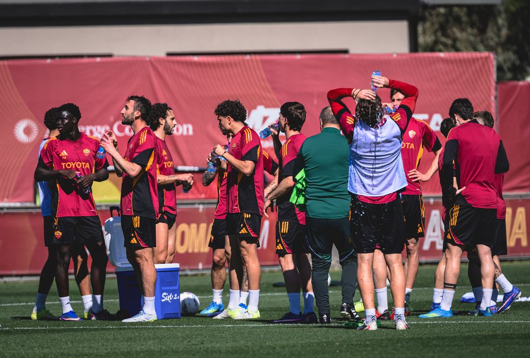 Roma, l’allenamento a Trigoria a tre giorni dal Pisa – FOTO GALLERY- immagine 1