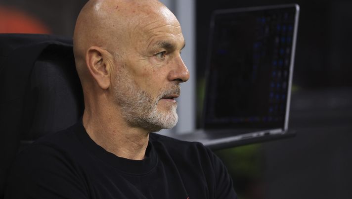 Stefano Pioli AC Milan Milan-Roma 0-1 Europa League 2023-2024