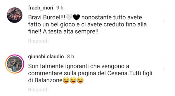 Bologna avanti in Coppa, ma da Cesena: “Il derby delle curve l’abbiamo vinto noi”- immagine 4