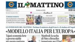 PRIMA PAGINA IL MATTINO OGGI: “Osi acclamato a Istanbul, Lukaku lavora con Conte: il Napoli ha voltato pagina”