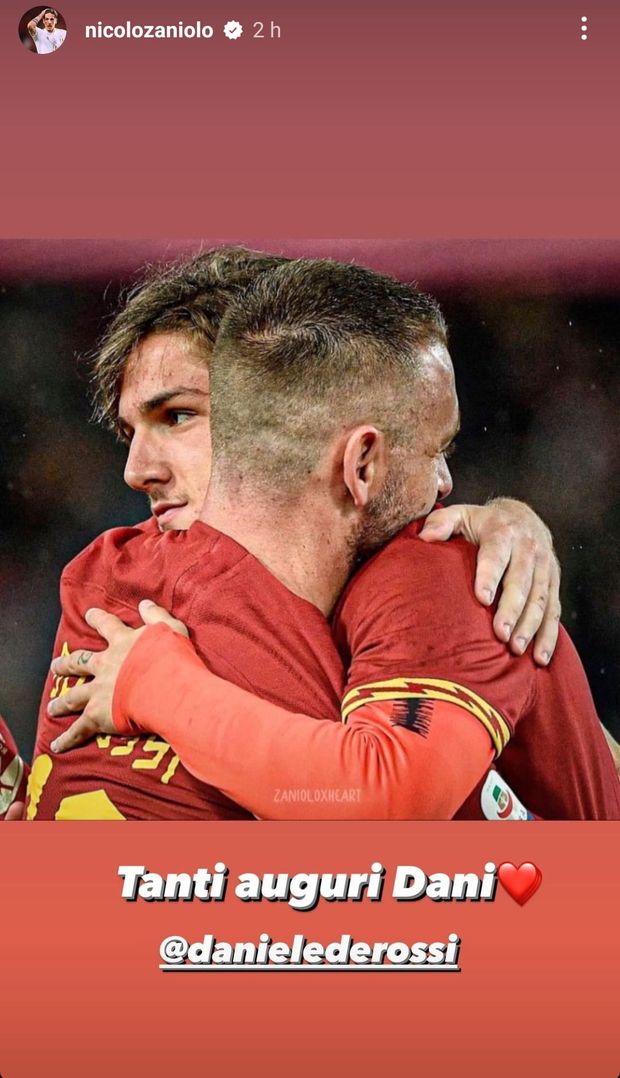 Conti elogia De Rossi: “Tanti auguri ad un grande uomo”. Poi il messaggio di Zaniolo- immagine 2