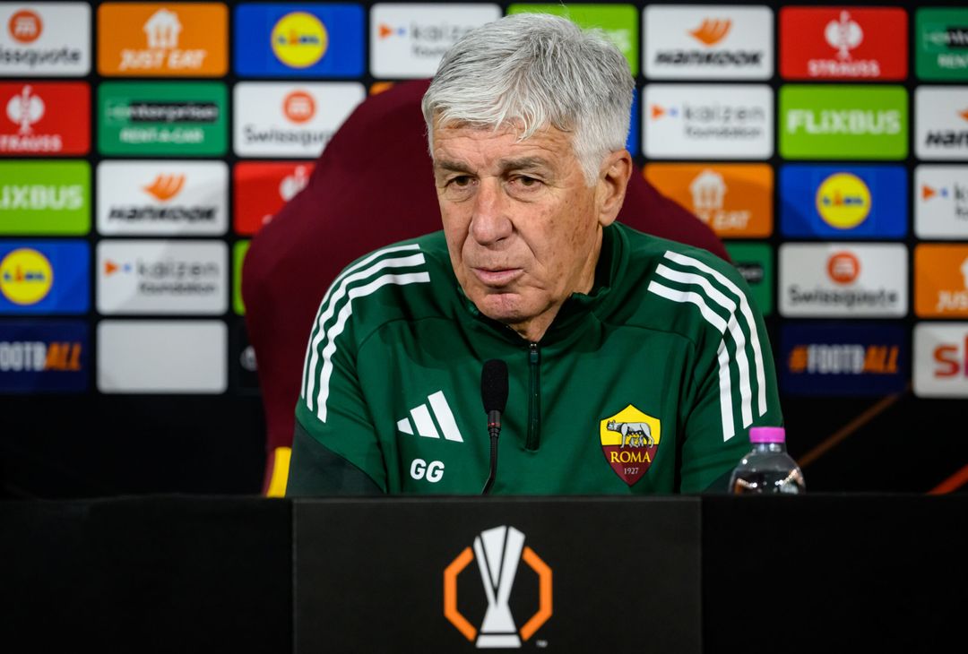 Roma-Stoccarda, la conferenza stampa di Gasperini e Pisilli – FOTO GALLERY - immagine 12