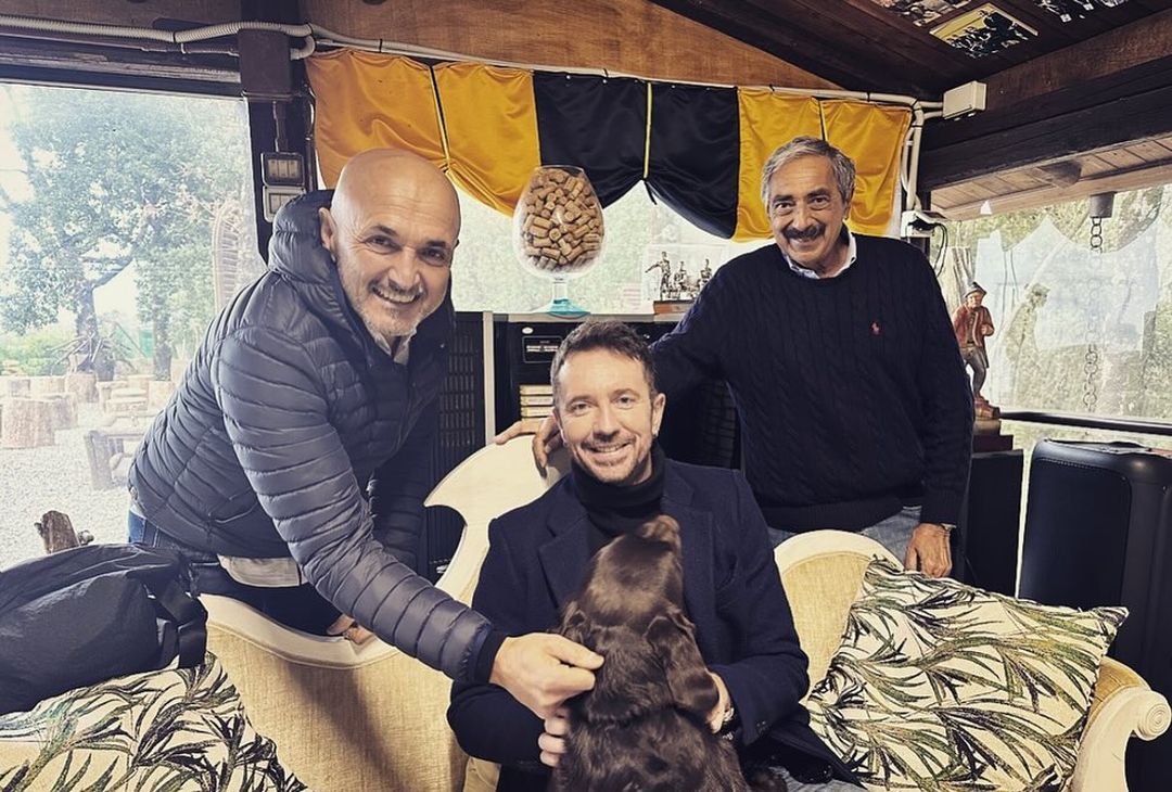 GALLERY Scanzi e Bartoletti fanno visita a Spalletti: le foto nella tenuta del mister- immagine 1
