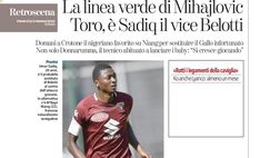 Video – Rassegna TN del 14/10/2017: i giornali su Lyanco e il vice Belotti