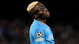 Sky: “Napoli, Osimhen non sarà convocato per la Coppa Italia. Via in taxi…”