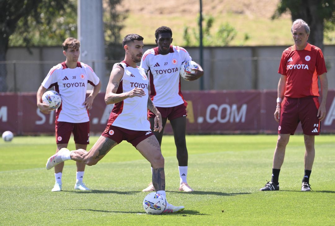 Trigoria, la seduta di allenamento a due giorni dalla Fiorentina – FOTO GALLERY - immagine 10
