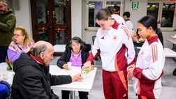 ‘Stronger Together’, i dipendenti della Roma donano indumenti e coperte ai senzatetto