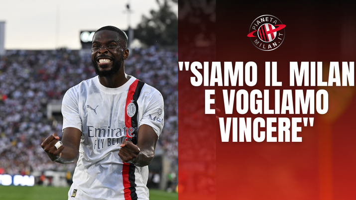 Conferenza Tomori, amichevole Juventus-Milan AC Milan