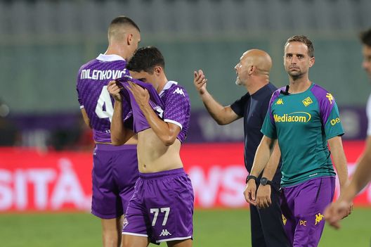 FLORENCE, ITALY - AUGUST 27: Josip Brekalo of ACF Fiorentina looks dejected during the Serie A TIM match between ACF Fiorentina and US Lecce at Stadio Artemio Franchi on August 27, 2023 in Florence, Italy. (Photo by Gabriele Maltinti/Getty Images) Per adesso gioca Terracciano, poi si vedrà. Altra chance per Brekalo- immagine 2