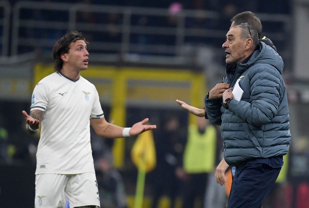 Pellegrini e Maurizio Sarri