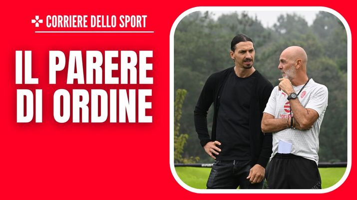Ibrahimovic Pioli AC Milan allenamento Milan Milanello