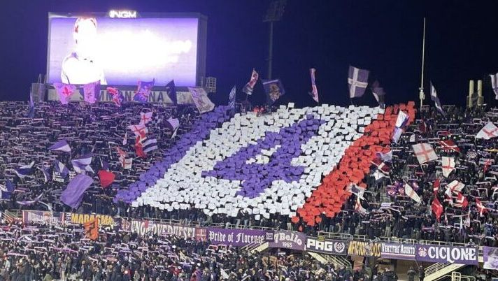 Fiorentina, coreografia speciale e cori per Bove prima della Coppa Italia contro l’Empoli - immagine 1