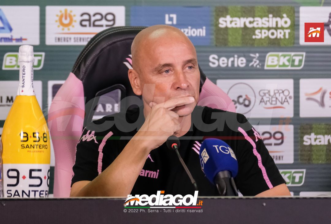 FOTO PALERMO, verso il Modena: mister Corini in conferenza (Gallery) - immagine 7
