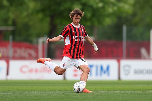 Christian Comotto durante Milan-Udinese 4-0 oggi al Vismara PUMA House of Football (Photo by Francesco Scaccianoce/AC Milan via Getty Images) Primavera Milan