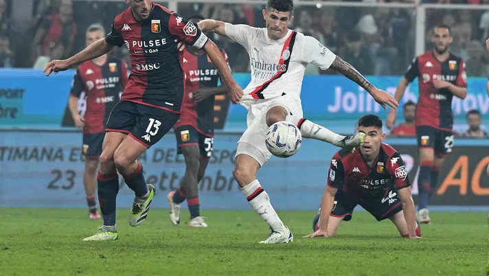 gol Pulisic AC Milan Genoa-Milan 0-1 Serie A 2023-2024