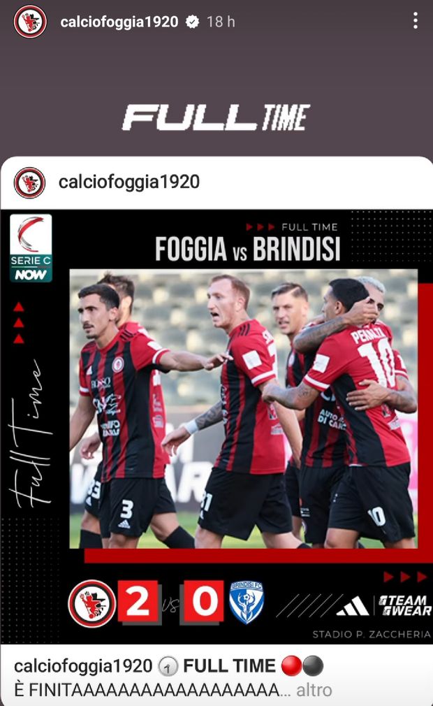 Il Foggia ferma la serie positiva del Brindisi: derby, tutto nel primo tempo- immagine 2