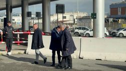 Lazio, anche il presidente Lotito in partenza con la squadra – VIDEO