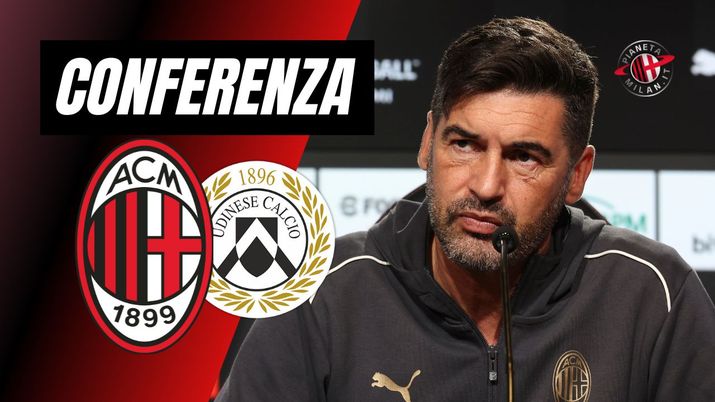 Conferenza stampa Paulo Fonseca AC Milan Milan-Udinese Serie A 2024-2025
