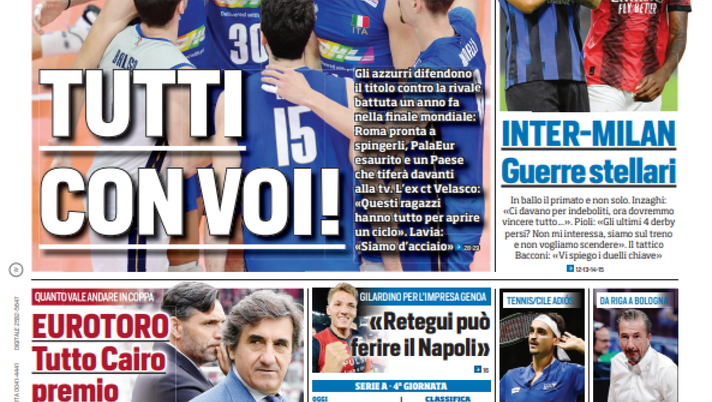 EDICOLA TS – Inter e Milan, guerre stellari: in ballo il primato e non solo - immagine 1