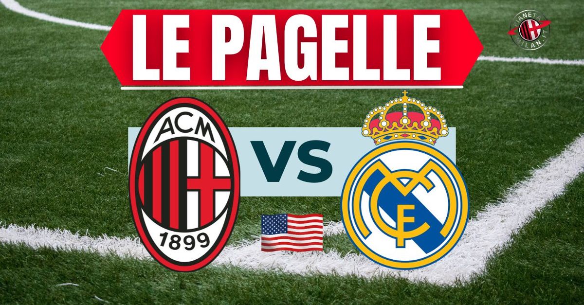 Pagelle Amichevole Milan-Real Madrid 1-0 | Liberali Disegna Calcio