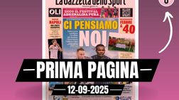 Prima pagina Gazzetta dello Sport: Milan, festa per Modric. Rabiot al top