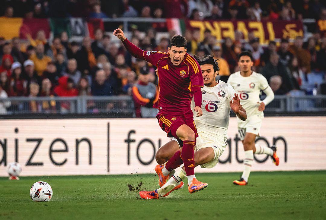 Roma-Lille 0-1 FOTO GALLERY - immagine 13