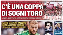 PRIMA PAGINA TUTTOSPORT OGGI: “Di Gregorio, che parata su Politano”
