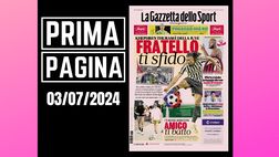 Prima pagina Gazzetta dello Sport: “Milan, per Lukaku ingaggio alla Leao”