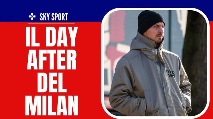 Zlatan Ibrahimovic (consulente RedBird per AC Milan) durante una seduta di allenamento dei rossoneri a Milanello | Milan News (Getty Images) Zlatan Ibrahimovic RedBird AC Milan allenamento Milan Milanello