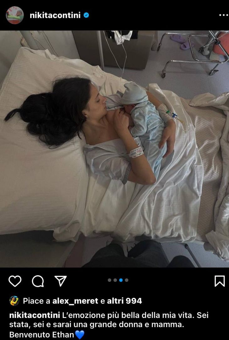 È nato Ethan, Nikita Contini è diventato papà!