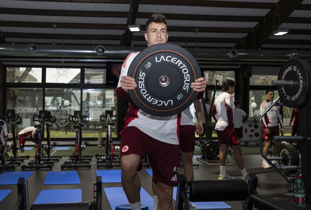 Trigoria, l’allenamento della squadra in palestra in vista del Parma – FOTO GALLERY - immagine 8
