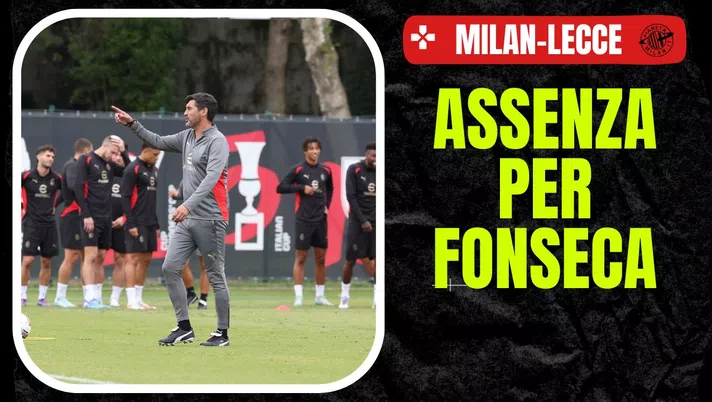 Paulo Fonseca AC Milan allenamento Milanello