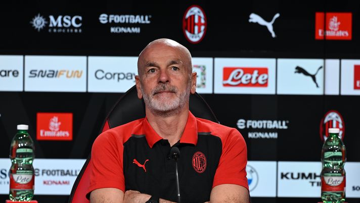 Stefano Pioli AC Milan conferenza stampa Milanello