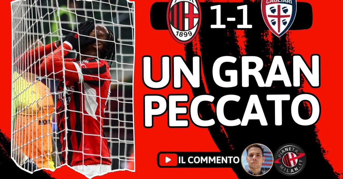 Milan Cagliari 1 1, Abraham si è divorato di tutto: pareggio pesante